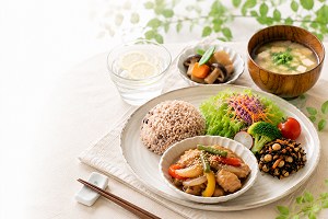 昼食の例